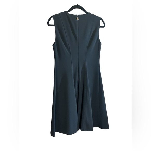 Black Sleeveless Fit and Flair Dress, NWT, size 8 - Picture 2 of 3